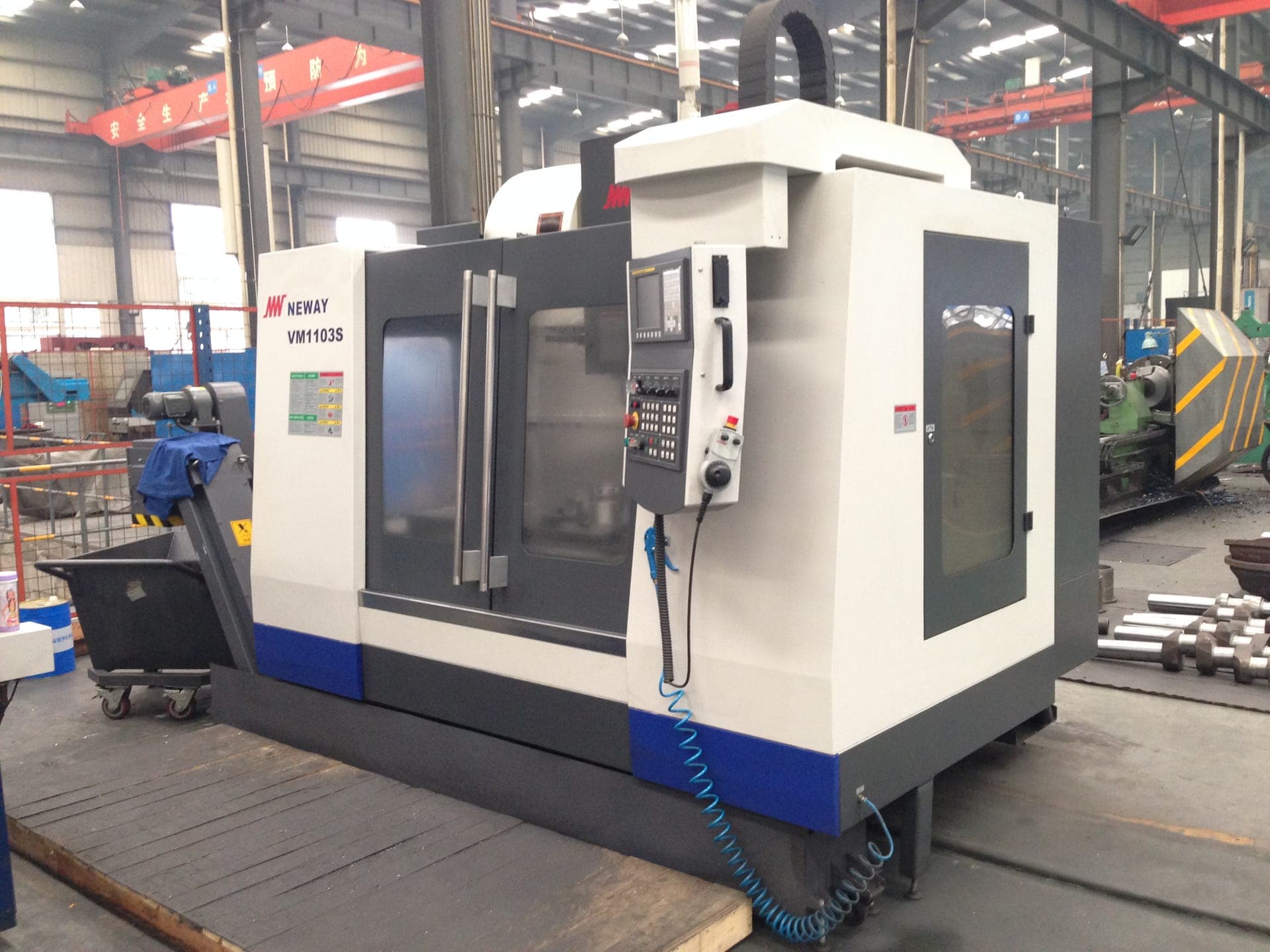 Industrial equipment manufacturing floor